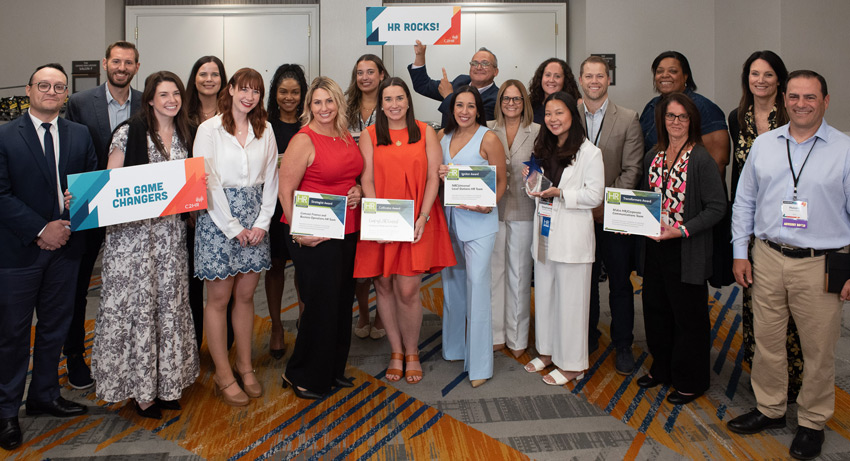 All 2025 HR Game Changer Award winners attending the C2HR CON July 2025