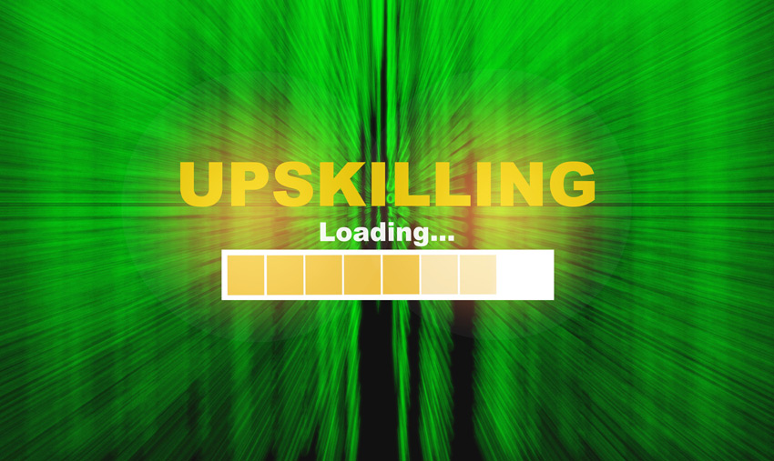 photo of Upskilling wit a loading bar